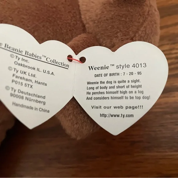 Ty Weenie Beanie Baby - Picture 7 of 8